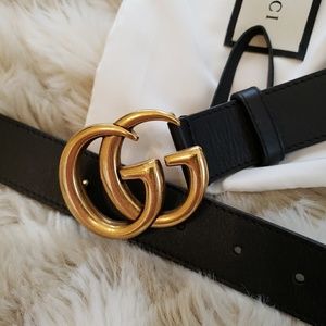 Gucci Leather Belt Authentic